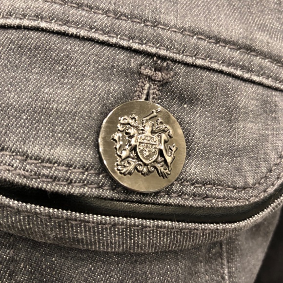 White House Black Market Gray Denim Jacket - Picture 12 of 12